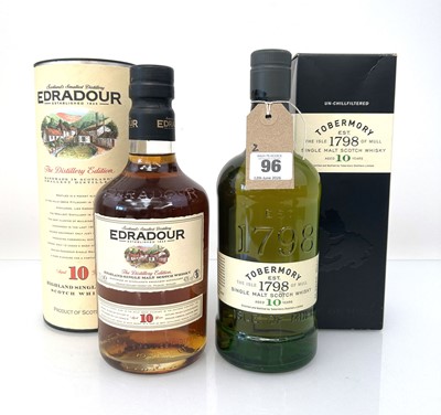 Lot 96 - 2 bottles of Single Malt Scotch Whisky, 1x...