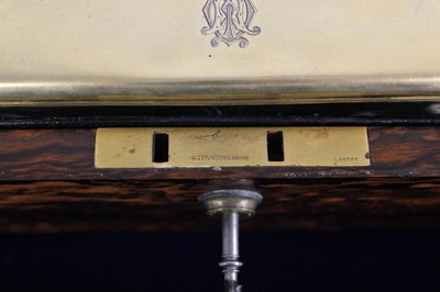 Lot 81 - A Victorian coromandel and brass bound...