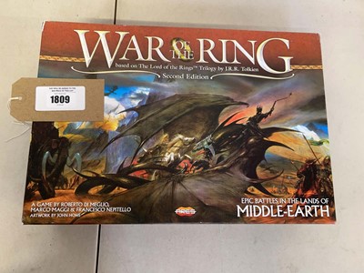 Lot 1809 - War of The Ring board game, based on The Lord...