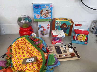 Lot 1823 - Selection of baby and pre-school toys to...