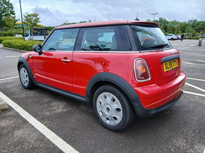 Lot (GL59 TTV) 2009 Mini One Auto 3-door hatchback...