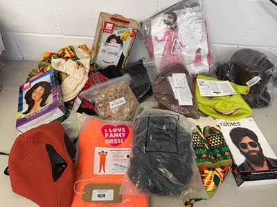 Lot 1828 - Selection of adult dressing up outfits and...
