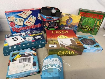 Lot 1830 - Selection of board games to include Rummikub,...