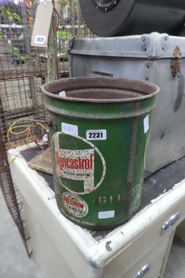 Lot 2231 - Agricastrol 28 LBS medium grease can