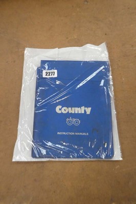 Lot 2277 - Ford County instruction manual