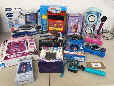 Lot 1838 - Selection of children's electronic toys to...
