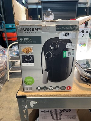 Lot 1457 - Boxed Silvercrest air fryer