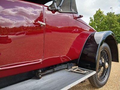 Lot 1930 Sunbeam 20.9 Two Seater Tourer
