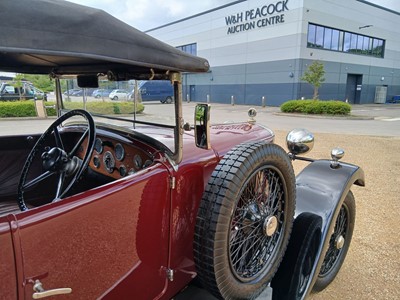 Lot 1930 Sunbeam 20.9 Two Seater Tourer