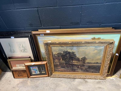 Lot 1605 - An assortment of various pictures and prints...