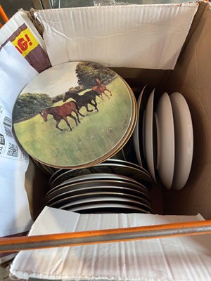 Lot 1613 - Box of various collector's plates including...