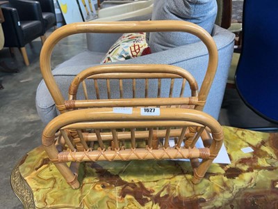 Lot 1627 - Faux Bamboo magazine rack