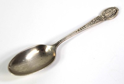Lot 354 - A silver Riffle Association teaspoon,...