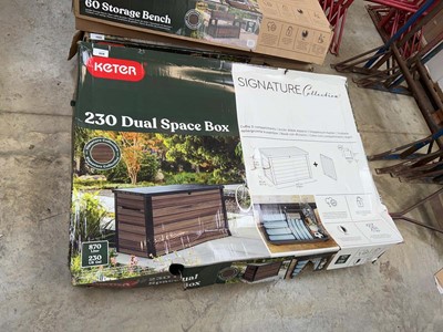 Lot 2610 - Boxed Keter 870L outdoor storage box