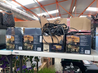 Lot 2616 - 4 boxed of Feit garden string lights