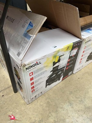 Lot 2648 - Boxed Nexgrill counter top 2 burner gas BBQ