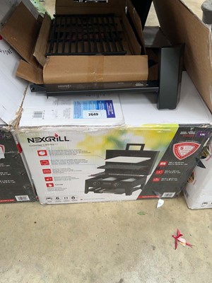 Lot 2649 - Boxed Nexgrill counter top 2 burner gas BBQ