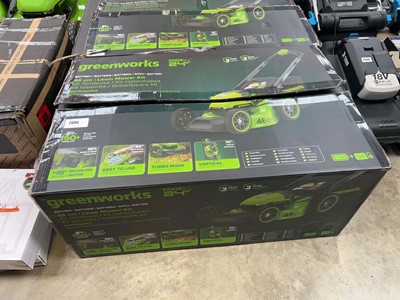Lot 2686 - Boxed Greenworks 48V brushless lawnmower
