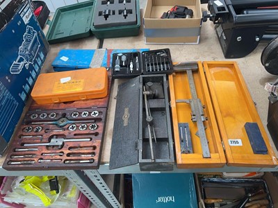 Lot 2755 - Cased Moore & Wright of Sheffield engineering...