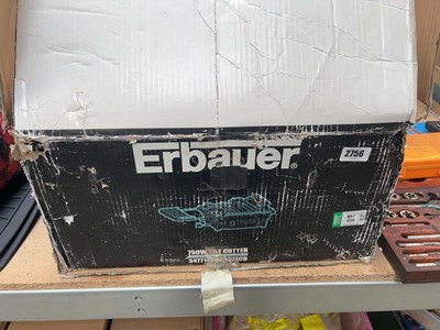 Lot 2756 - Boxed Erbauer electric tile cutter