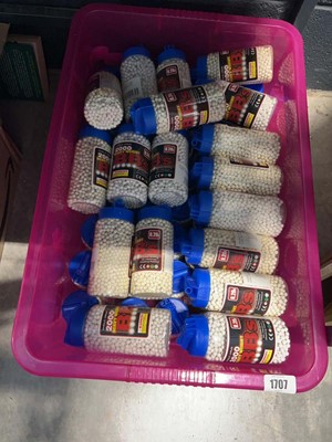 Lot 1707 - Pink tub of BB Shot
