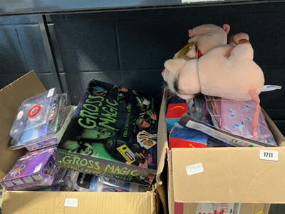 Lot 1711 - 2 boxes containing childrens toys