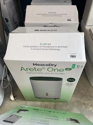 Lot 2867 - Boxed MeacoDry Arete One 10L electric...