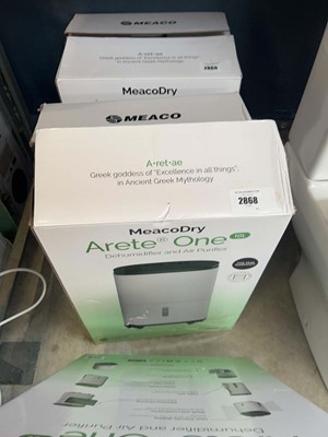 Lot 2868 - Boxed MeacoDry Arete One 10L electric...