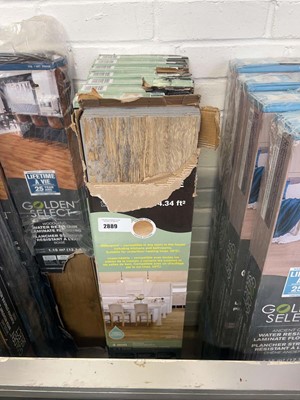 Lot 2889 - 8 packs of Golden Select SPC rigid core luxury...