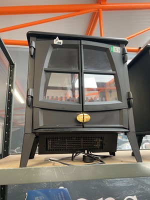 Lot 2894 - Electric 2 door stove heater by Dimplex