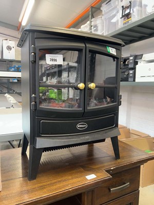 Lot 2896 - Dimplex 2 door electric stove heater