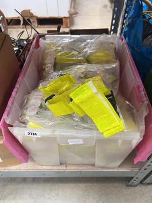 Lot 2774 - Box of high visibility belts