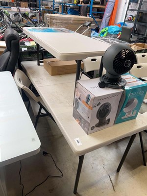 Lot 2898 - Lifetime 6' collapsible table with Lifetime 3'...