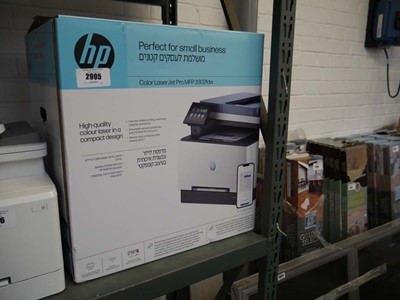 Lot 2905 - Boxed HP colour LaserJet Pro MFP3302FDW printer