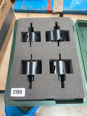 Lot 2780 - Cased 4 piece whole saw set