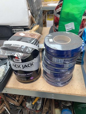 Lot 2782 - 5L tub of Sika Blackjack black bitumen paint,...