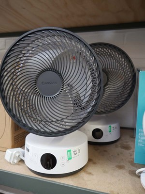 Lot 2968 - 2 Meaco Sefte table top fans