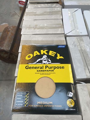 Lot 2801 - 8 boxes of Oakey 5 piece general purpose sand...