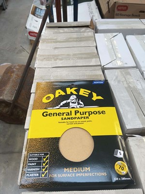 Lot 2802 - 8 boxes of Oakey 5 piece general purpose sand...