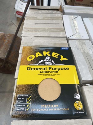 Lot 2803 - 8 boxes of Oakey 5 piece general purpose sand...
