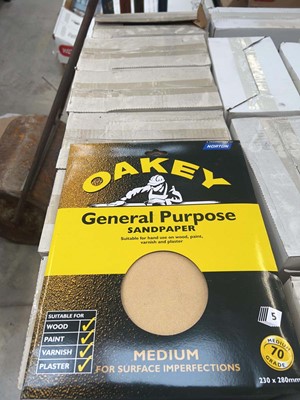 Lot 2805 - 8 boxes of Oakey 5 piece general purpose sand...