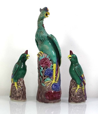 Lot 207 - An Oriental export figure modelled as a Ho-Ho...