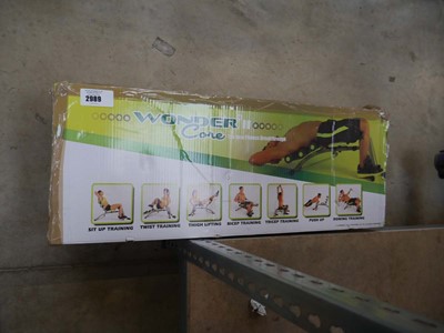 Lot 2989 - Boxed Wonder Core ab machine