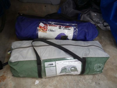Lot 2996 - Gelert 2 person tent with cased Trespass Event...