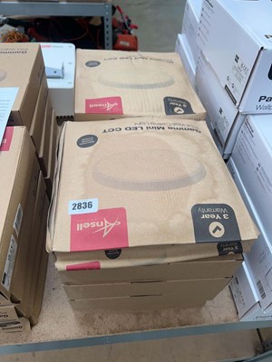 Lot 2836 - 10 Ansell Ganna mini LED CCT wall/ceiling lights