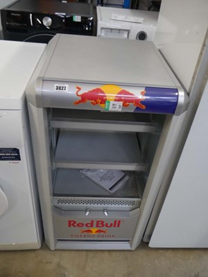 Lot 3027 - Red Bull energy drink fridge