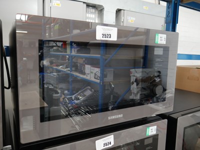 Lot 3036 - Samsung Smart Things microwave oven in grey...