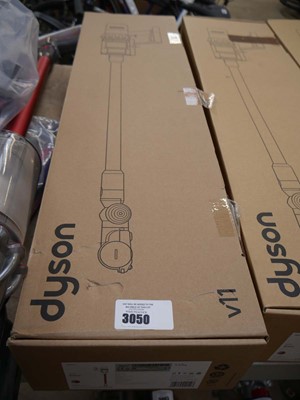 Lot 3050 - Boxed Dyson V11 Extra cordless stick vacuum...
