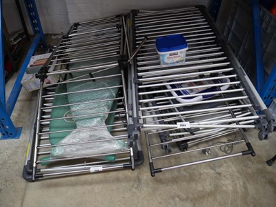 Lot 3084 - Under bay containing various clothes airers,...