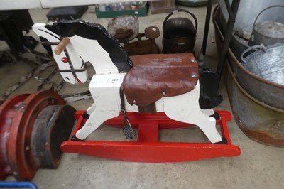 Lot 2311 - Wooden rocking horse